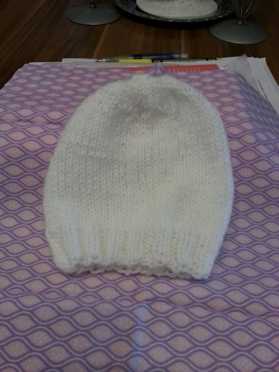 Strickanleitung Babymütze bis 6 Monate- für Jungen und Mädchen tragbar