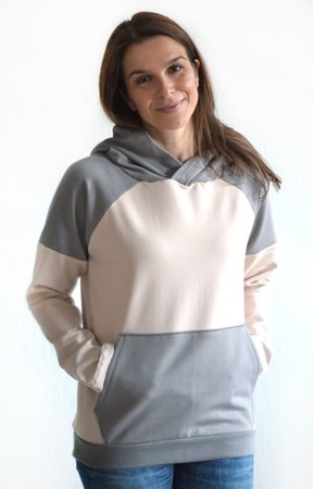 Hedis sweatshirt / hoody pattern, sizes 158 – 42 (Kids M – women´s M/L)