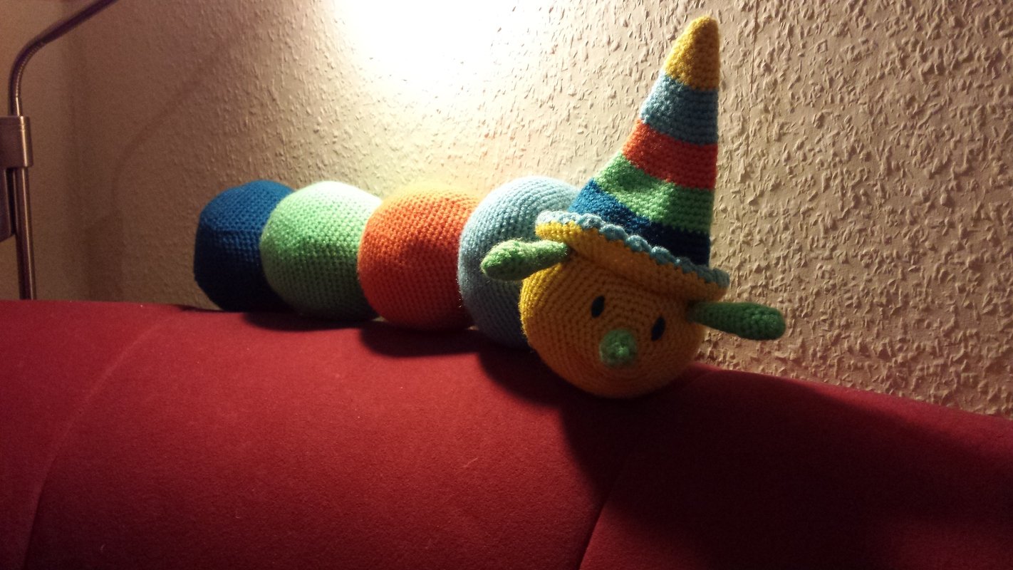 Schlaf-schön Kuschelraupe Florentine Häkelanleitung - Bild 18