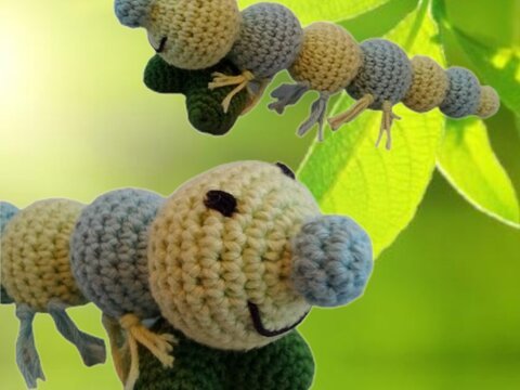 Häkelanleitung Kleine Raupe Dissa - einfach