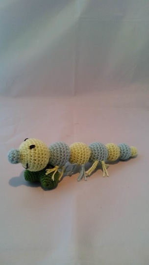 Häkelanleitung Kleine Raupe Dissa - einfach