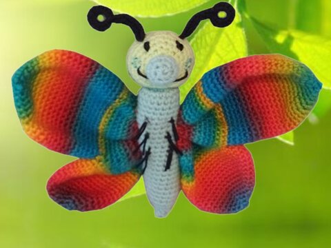 Häkelanleitung - Schmetterling Julie - einfach