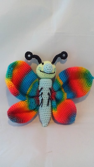 Häkelanleitung - Schmetterling Julie - einfach