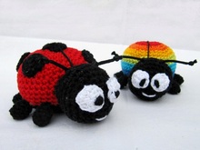 Marienkäfer und Regenbogenkäfer