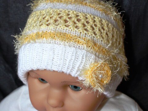 Strickanleitung Baby-Mütze "Mia", ca. 4 - 10 Monate