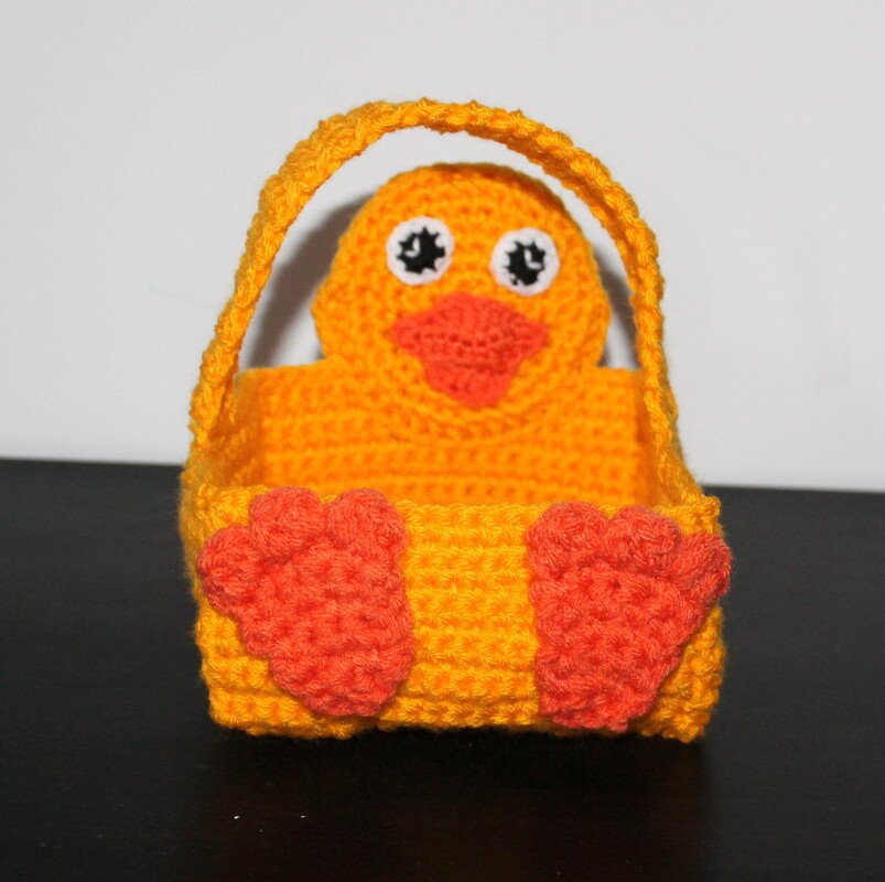 chick basket  crochet pattern - Image 3