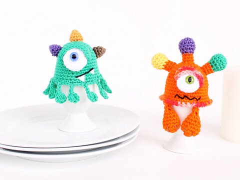 Dekoration "Zwei Monster"