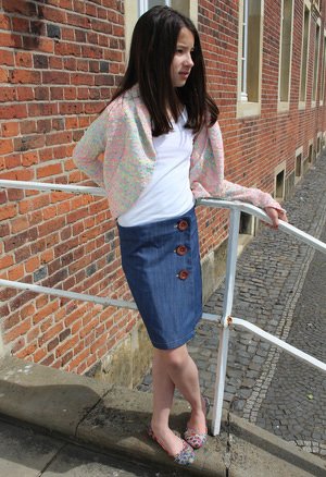 MELISSAs bolero, sizes 110-152 (5-12 yrs.) - PDF pattern - - Image 3