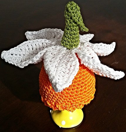 Egg Cozy "Daffodil" - Crochet Pattern