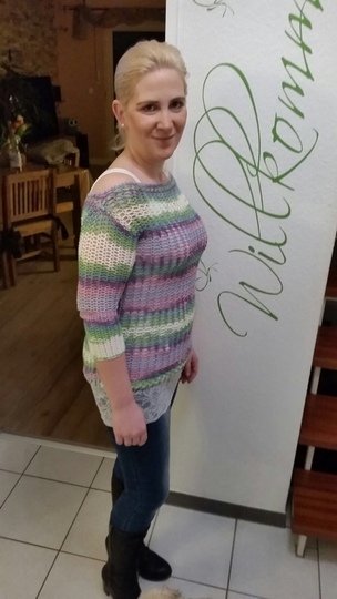 Luftig leichten Pulli häkeln - schnell und einfach 