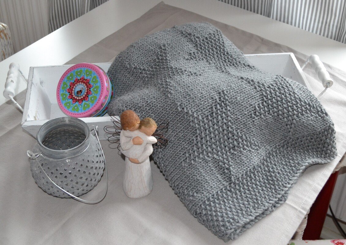 Strickanleitung I Babydecke Sternenmeer