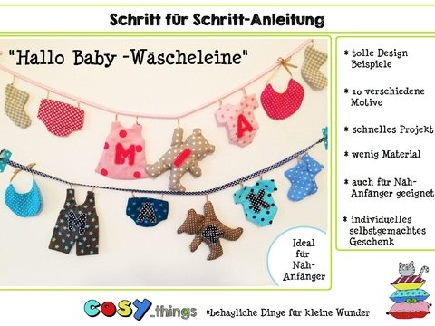 E-Book Hallo - Baby Wäscheleine