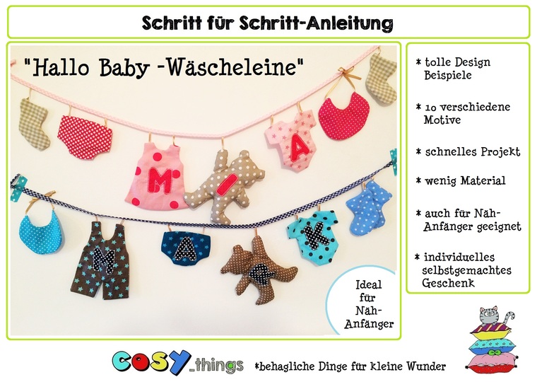 E-Book Hallo - Baby Wäscheleine