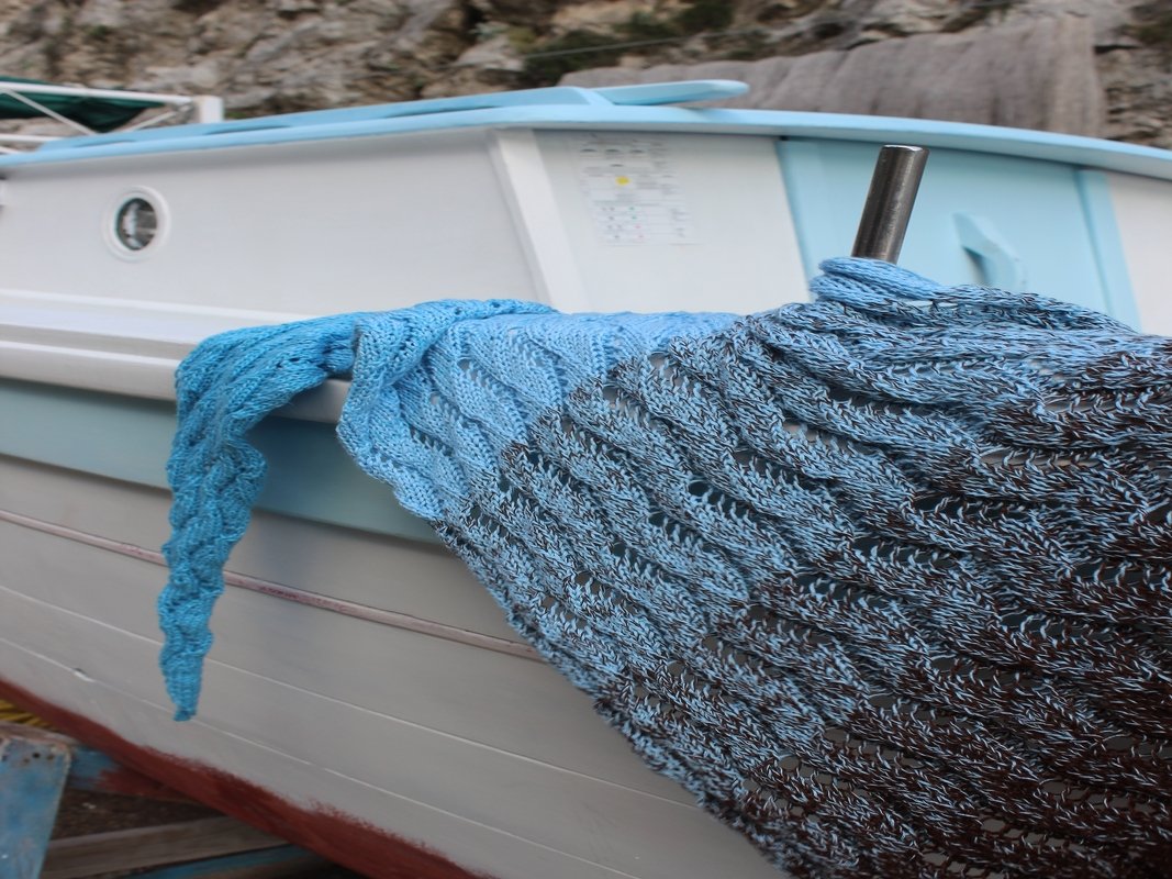 Strickanleitung Meereswellentuch - Bild 5