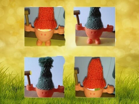 Strickanleitung Eierwärmer, 2 an der Zahl, ideal auch für Ostern- Schritt für Schritt Anleitung