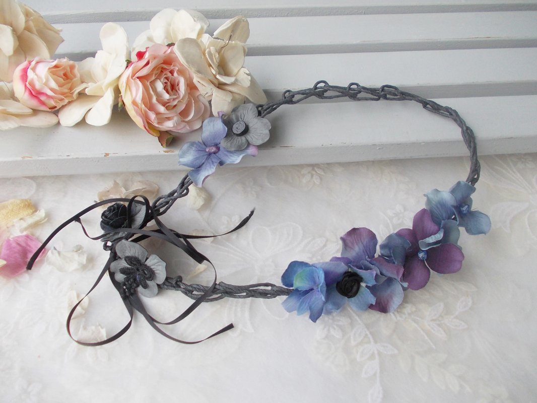 Elfenkrone, Blumenkrone zaubern, fairy crowns für jeden Anlass, Fascinator für große, kleine und winzige Damen/Ladies  