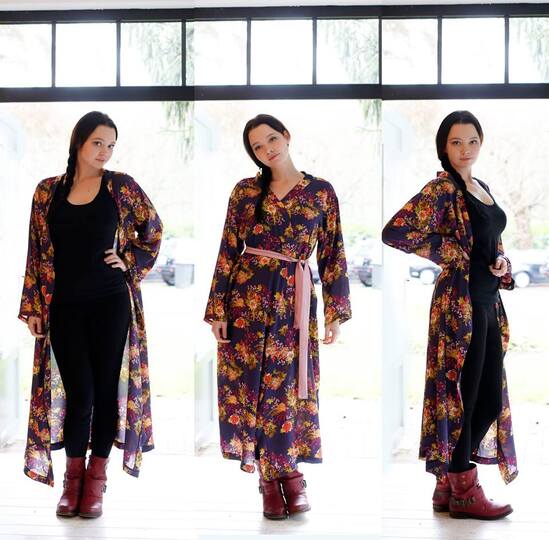 eBook Bademantel Frauen Größe 32 bis 58