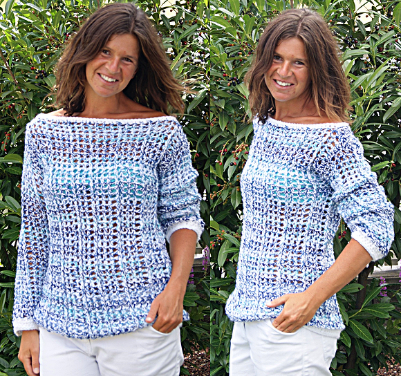 Kuschelpulli, Gr. S - XL (leicht an alle Größen anzupassen)