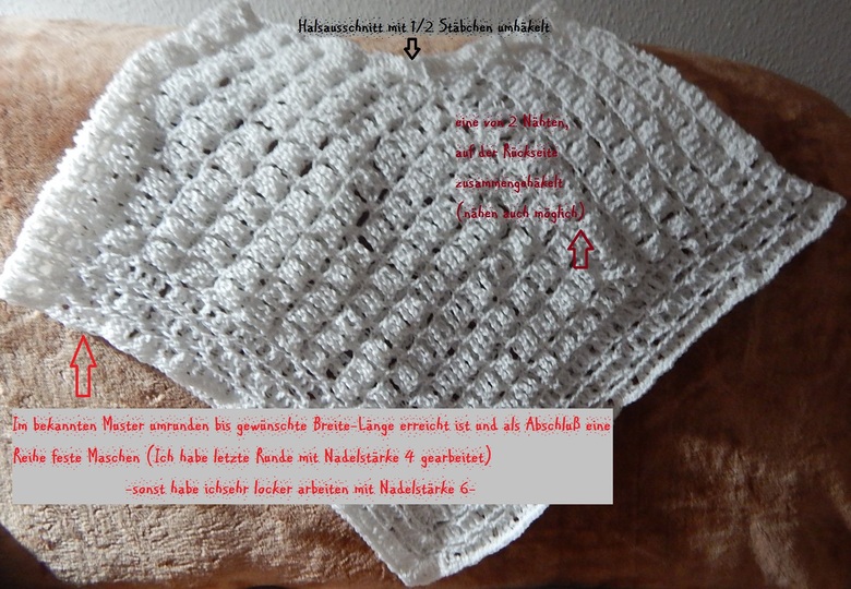 Damen-Poncho "Netty", Universalgröße