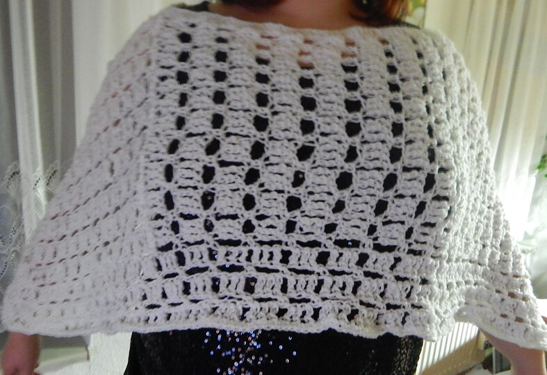 Damen-Poncho "Netty", Universalgröße