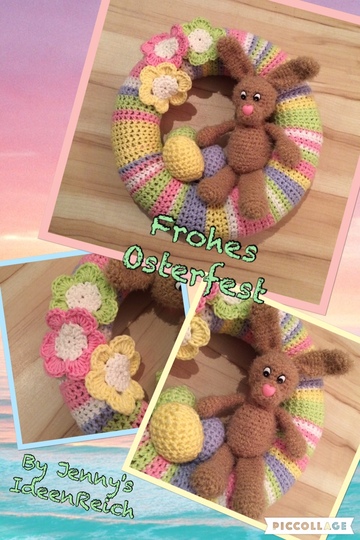 Häkelanleitung.pdf Osterkranz mit Hase häkeln