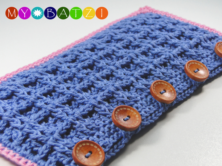 Häkelanleitung für Kosmetiktasche MASCHENTASCHE