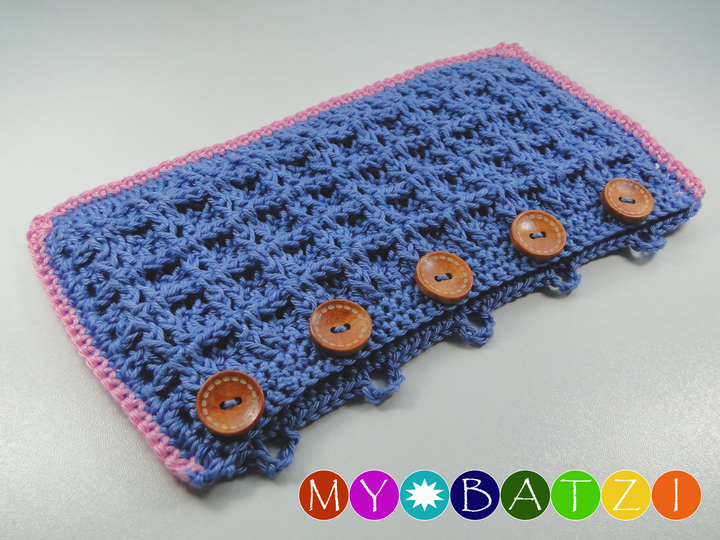 Häkelanleitung für Kosmetiktasche MASCHENTASCHE