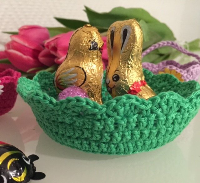 Häkelanleitung Körbchen Ostern 3 Größen - Bild 2