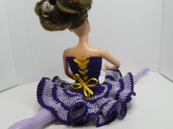 Crochet pattern for Ballerina dress for 12-inch dolls