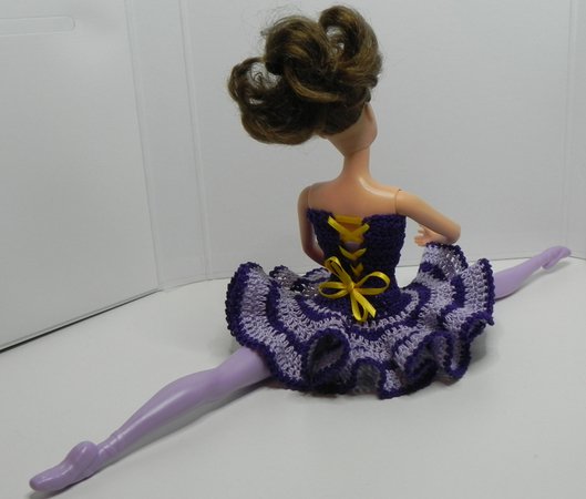 Crochet pattern for Ballerina dress for 12-inch dolls