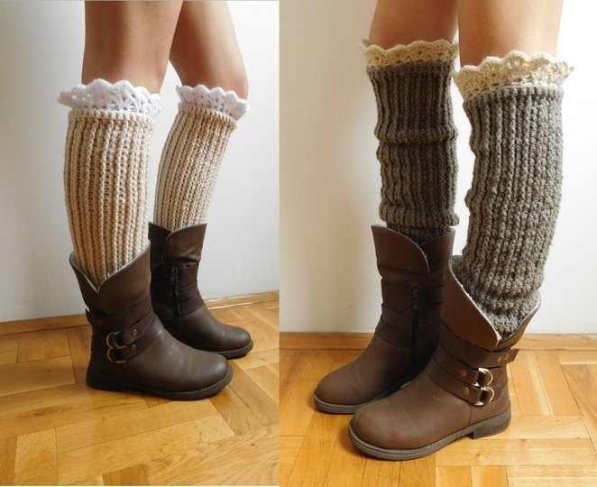 Over the knee socks, crochet knee high socks