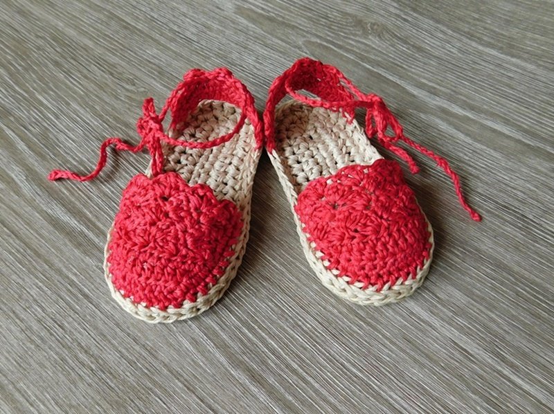 Baby Espadrille, Baby Sandals , Baby booties, Crochet Pattern - Image 5