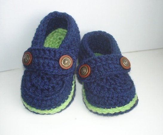Easy Crochet Pattern Baby Loafers, Baby Booties, Crochet Booty for boy and girl, Crochet Baby Shoes