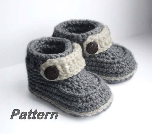 baby booties crochet pattern