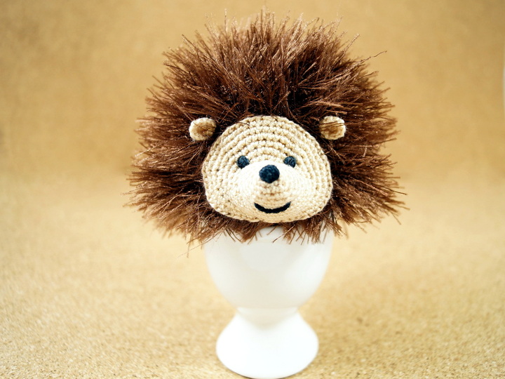 Eierwärmer Igelchen Häkelanleitung