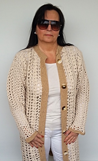 Häkelanleitung Damenjacke alle GrößenSpring  Kollektion No.4