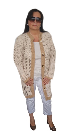 Häkelanleitung Damenjacke alle GrößenSpring  Kollektion No.4