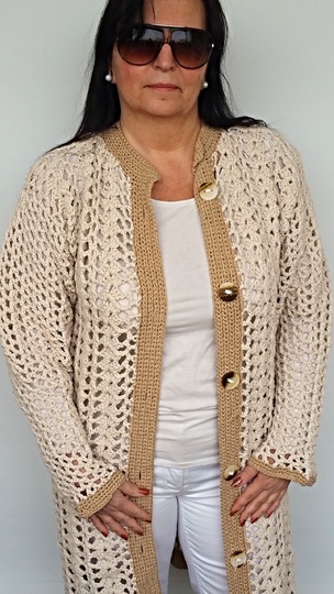 Häkelanleitung Damenjacke alle GrößenSpring  Kollektion No.4