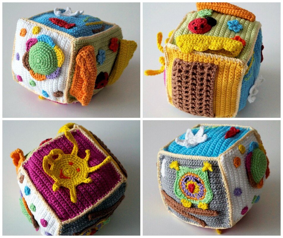 Häkelanleitung Kinder-Würfel