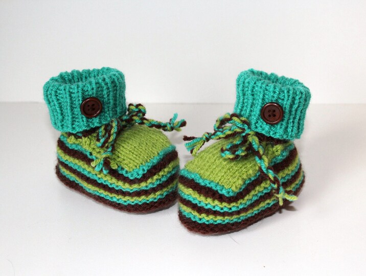 Strickanleitung Baby-Set "Leon", Mütze, Booties, Handschuhe, ca. 4 - 10 Monate