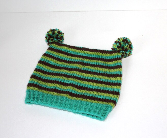 Strickanleitung Baby-Set "Leon", Mütze, Booties, Handschuhe, ca. 4 - 10 Monate