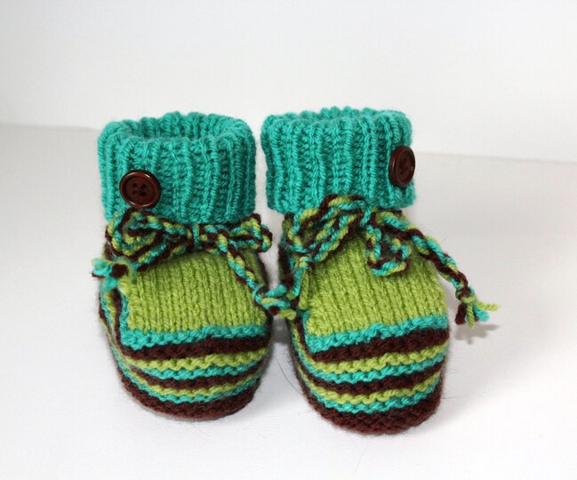 Strickanleitung Baby-Set "Leon", Mütze, Booties, Handschuhe, ca. 4 - 10 Monate