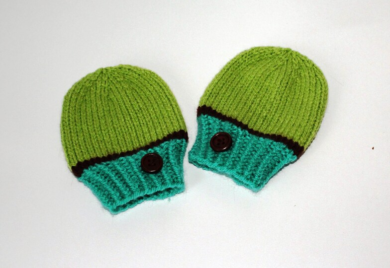 Strickanleitung Baby-Handschuhe "Leon", ca. 4 - 10 Monate