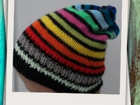 Strickanleitung Kindermütze, Kinder Beanie, Kinder Slushy, ab 6 Jahren tragbar