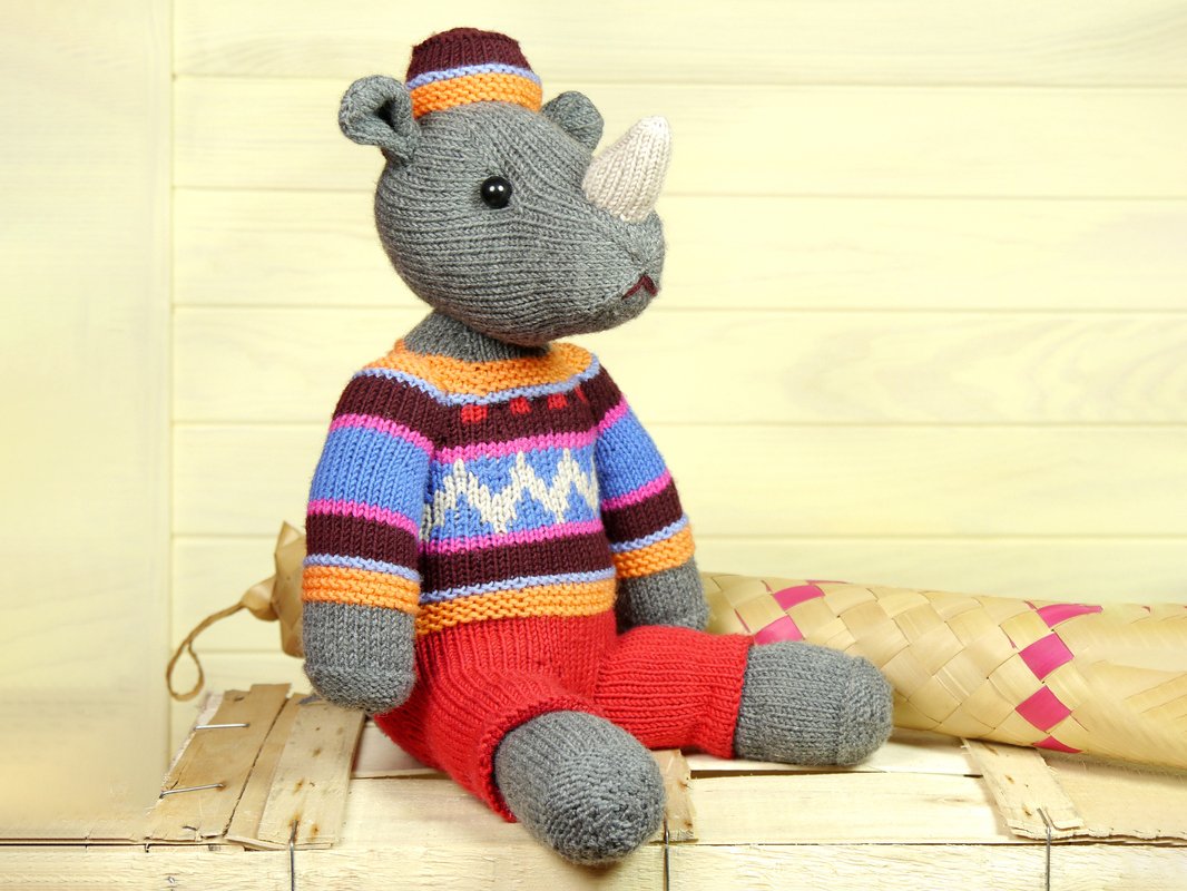 Rhino Marvin knitting pattern