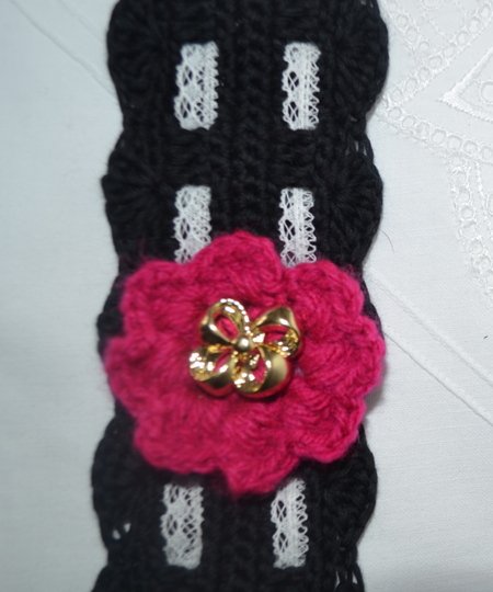 Gehäkeltes Kropfband - Trachten - Romantik