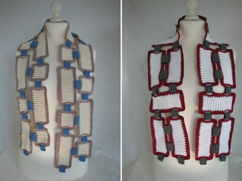 Häkelanleitung Schal "Geometrie"