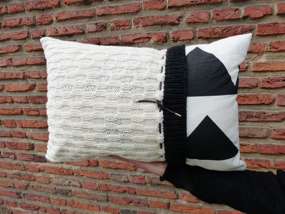 Kissenbezug, Strickanleitung 