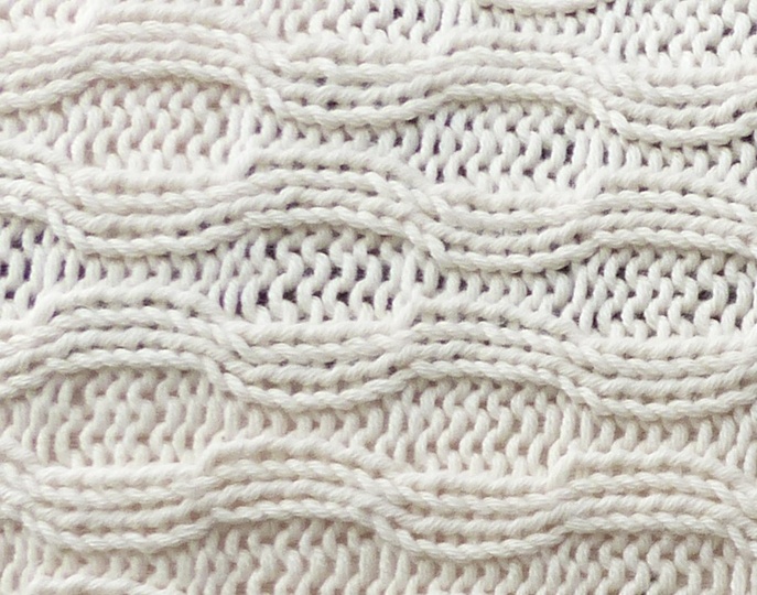 Kissenbezug, Strickanleitung 