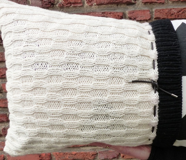 Kissenbezug, Strickanleitung 